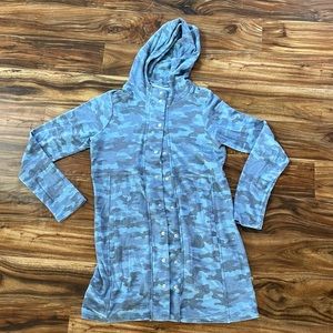 Chaser brand Blue Camo long sweatshirt! Super soft!
